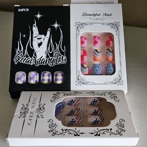 Summer Press-on 3 Nail Sets